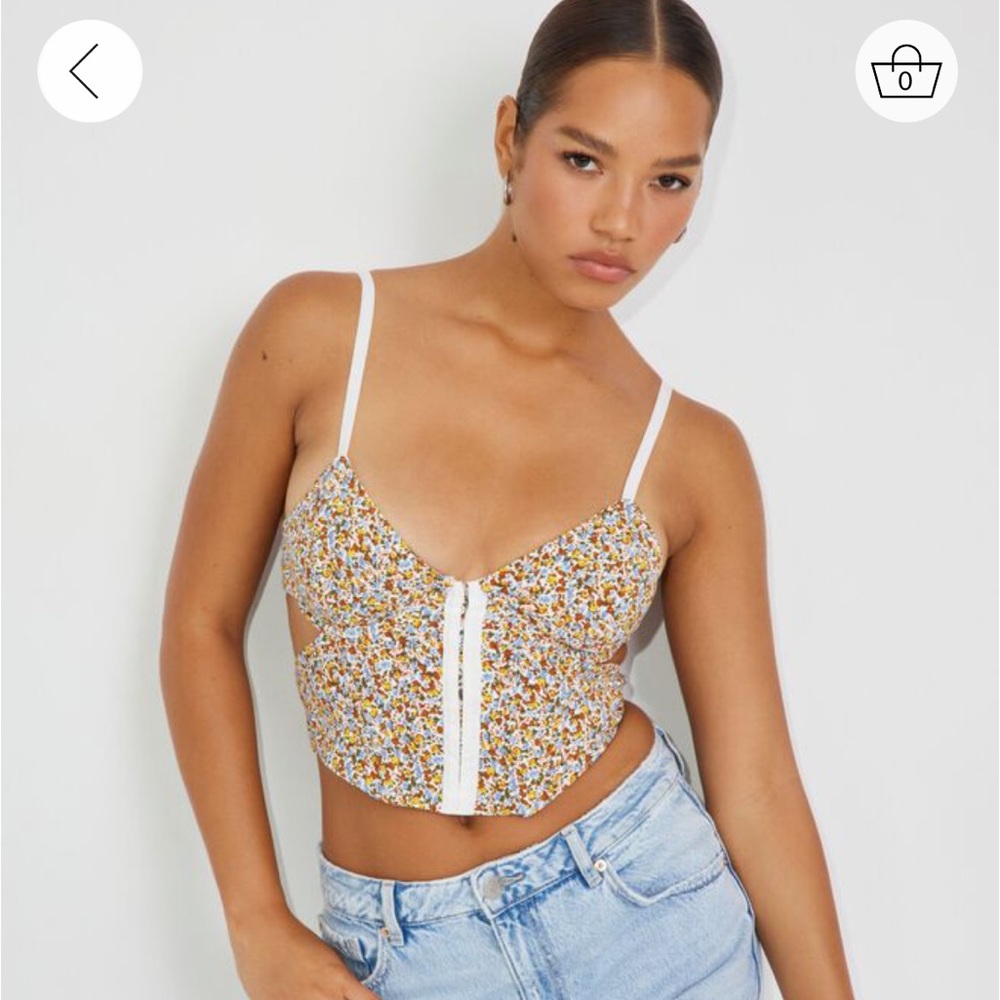 Garage Cut Out Corset Top